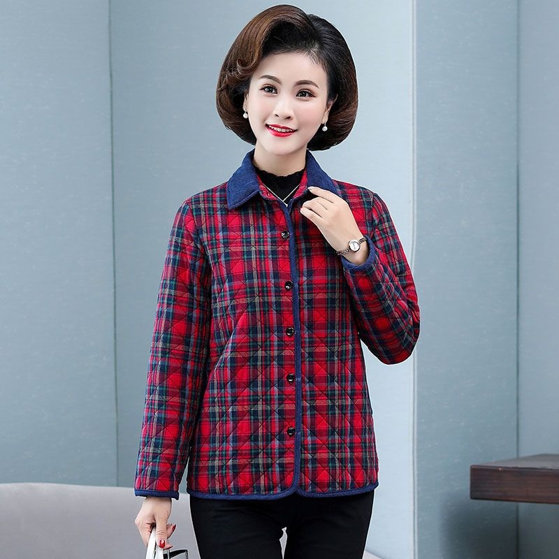 Flannel Shirt Lined - Camisa de algodão xadrez para outono