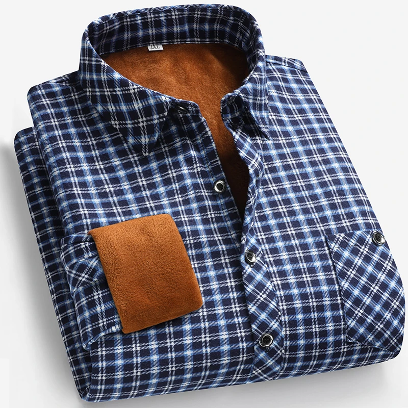 Flannel Shirt Lined - Camisa Masculina de Manga Longa Forrada