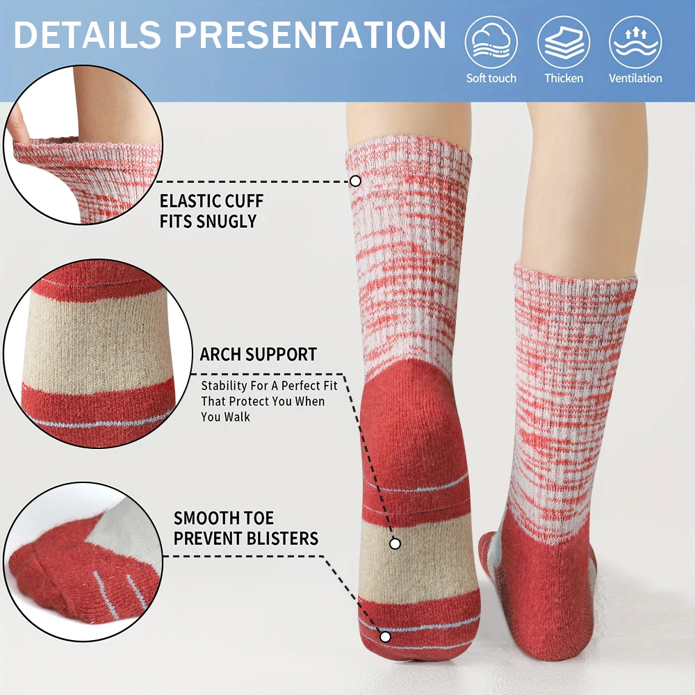 5 Pares de Meias de Lã Feminin - Thermal Sock Wool avaliação e preço