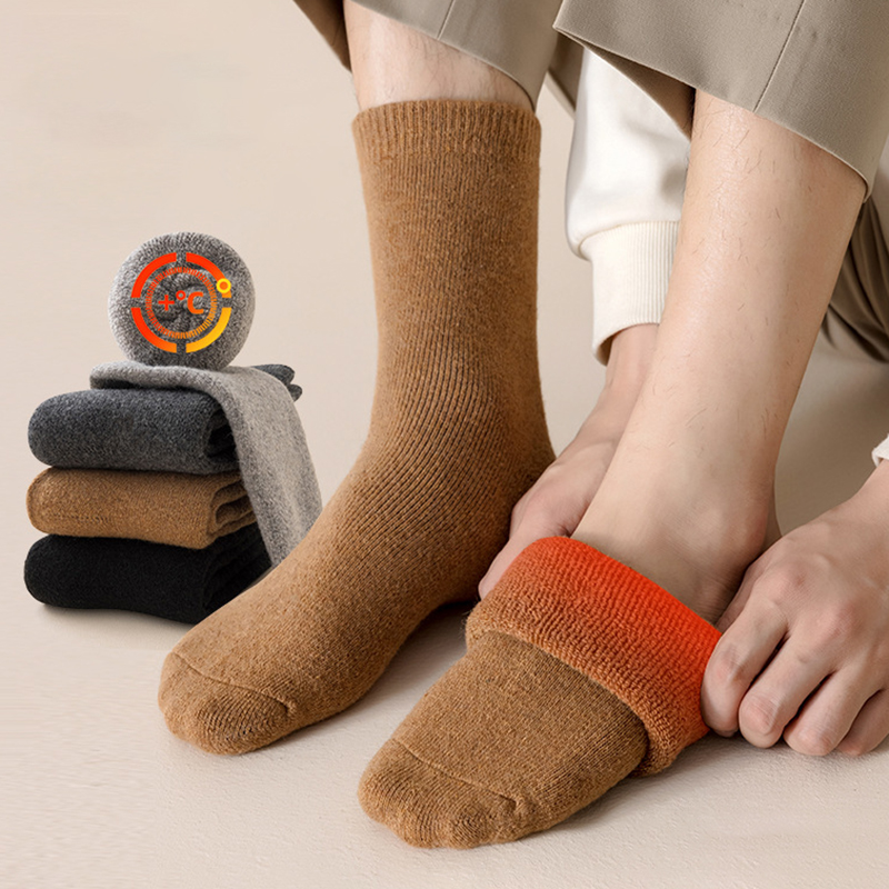 2 pares de meias quentes de in - Thermal Sock Wool avaliação e preço