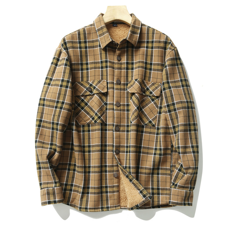 Camisas de flanela xadrez masc - Flannel Shirt Lined avaliação e preço