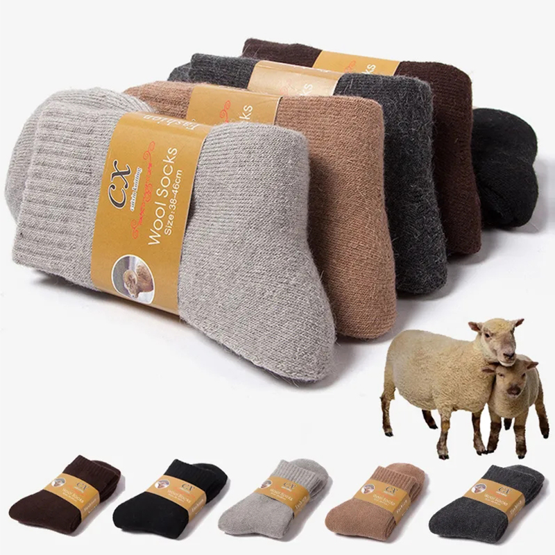1 Pares meias termicas de inve - Thermal Sock Wool avaliação e preço